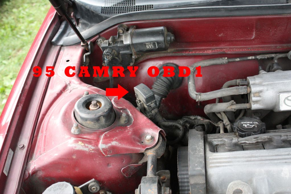 1996 toyota camry obd2 connector location #7