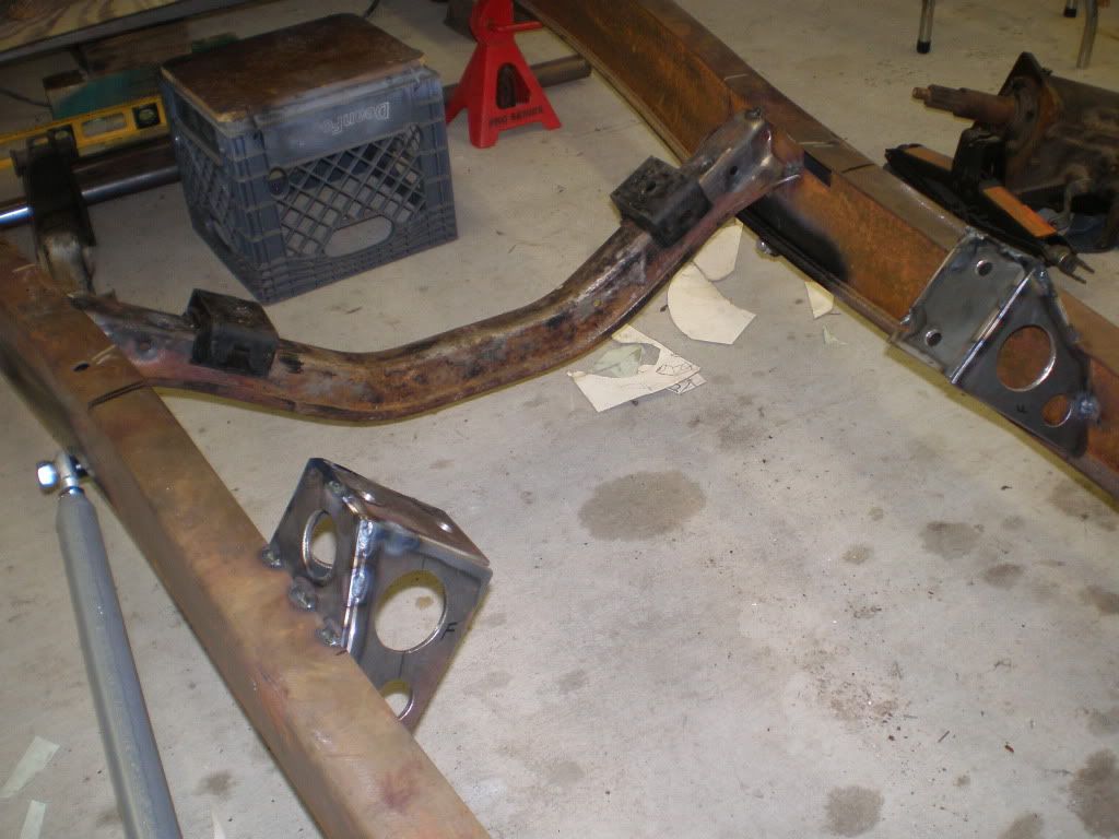 Motor and Cross Member mounts for YBlock in 32' Rails. The H.A.M.B.