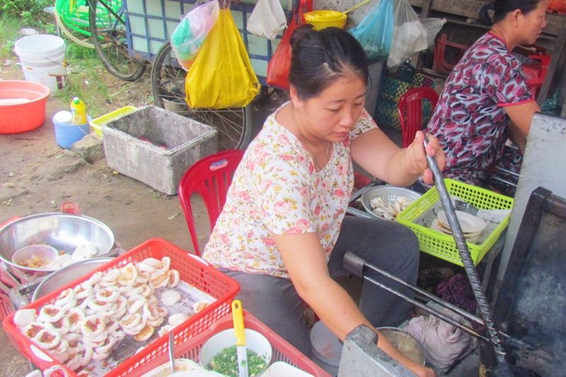 Quán bánh ép nổi tiếng ở Huế