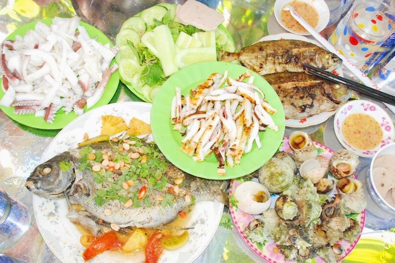 Hải sản Cồn Tè Huế