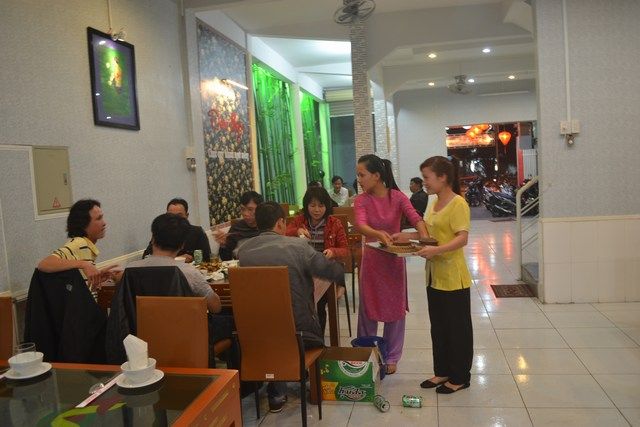 Không gian gần gũi tại nhà hàng Đan Ngọc Huế