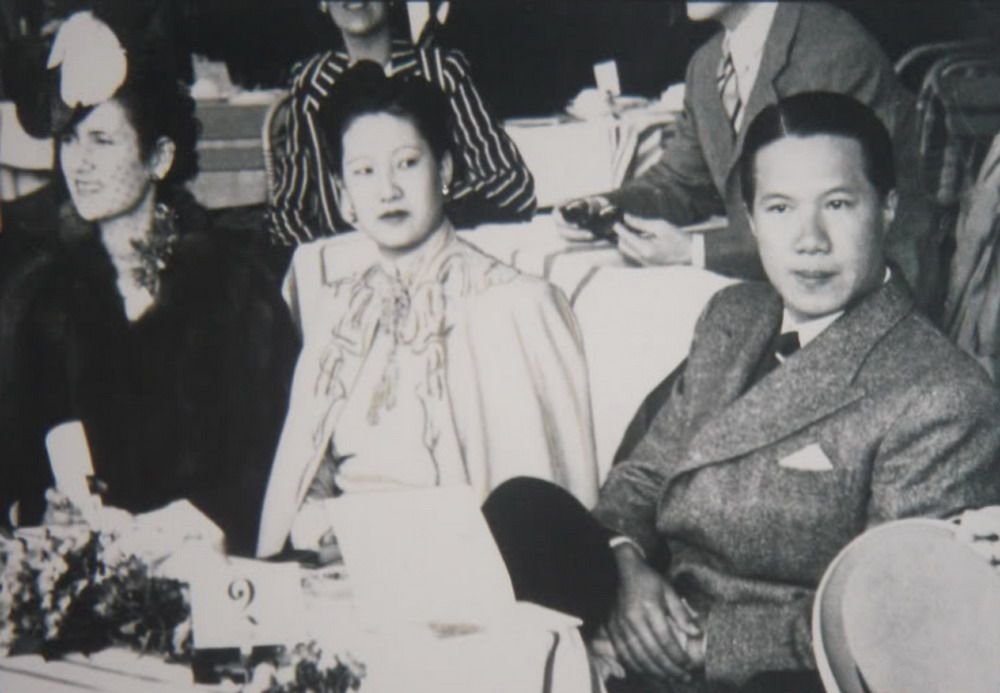 Nam Phương Hoàng Hậu và vua Bảo Đại tại Pháp năm 1938.