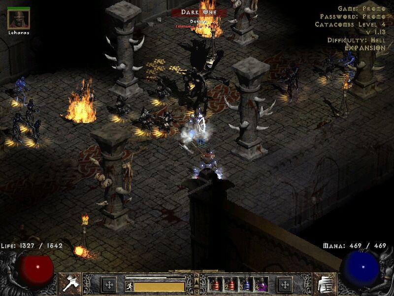 Diablo 2 Lord of Destruction photo Andariel_fight_zpsf0c18d41.jpg