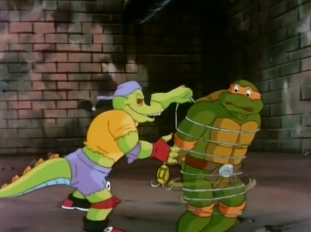 tmnt michelangelo meets mondo gecko