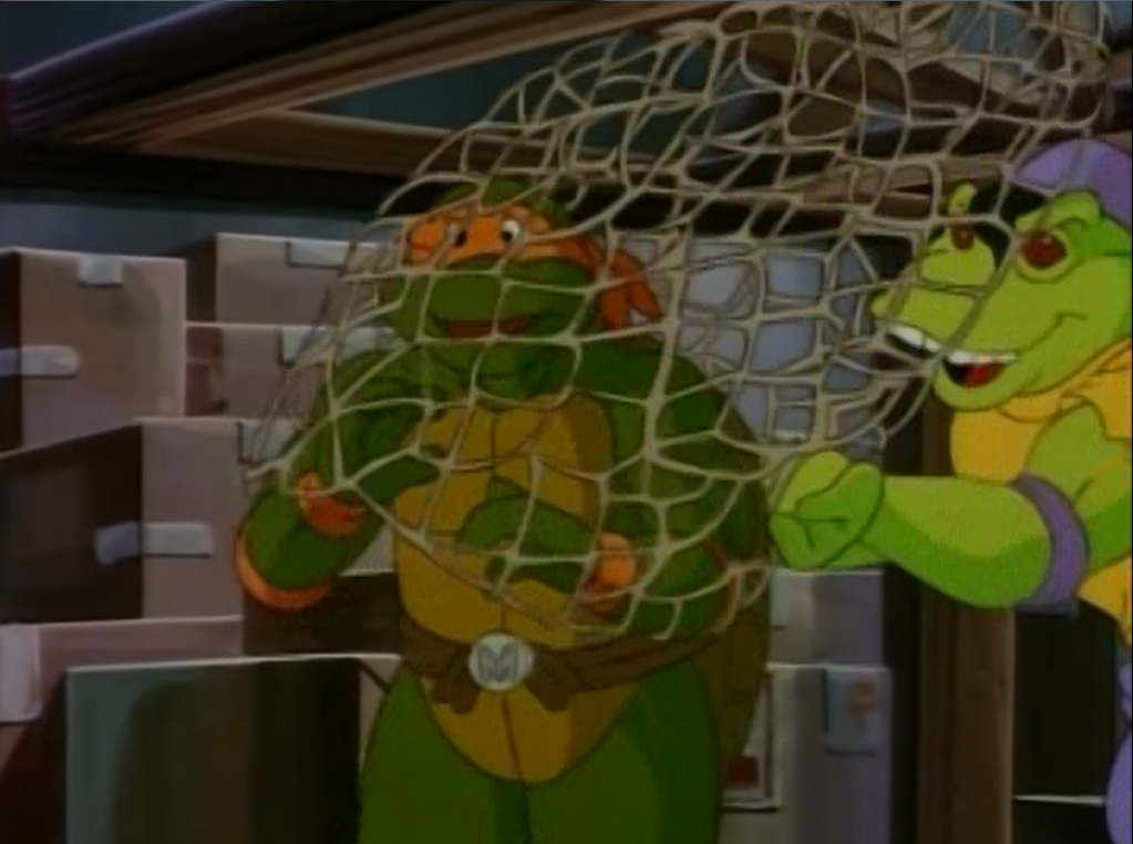 tmnt michelangelo meets mondo gecko