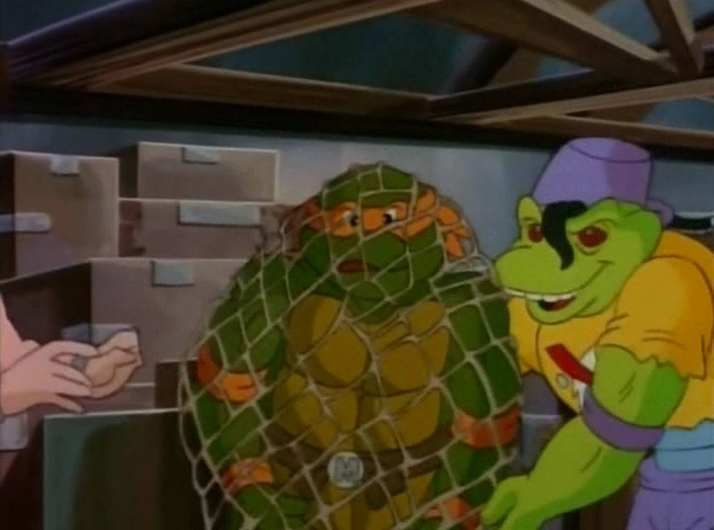 tmnt michelangelo meets mondo gecko