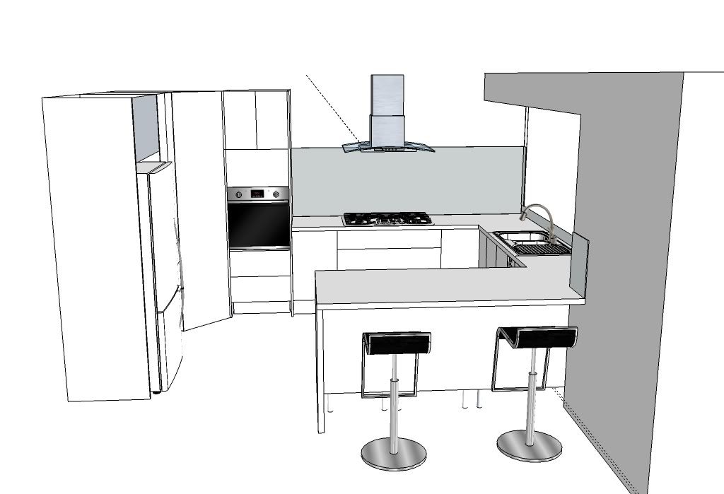 View topic How much space between fridge and bench? • Home Renovation