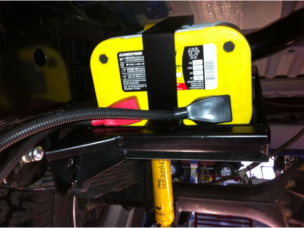 Under Tray battery setup FORUM