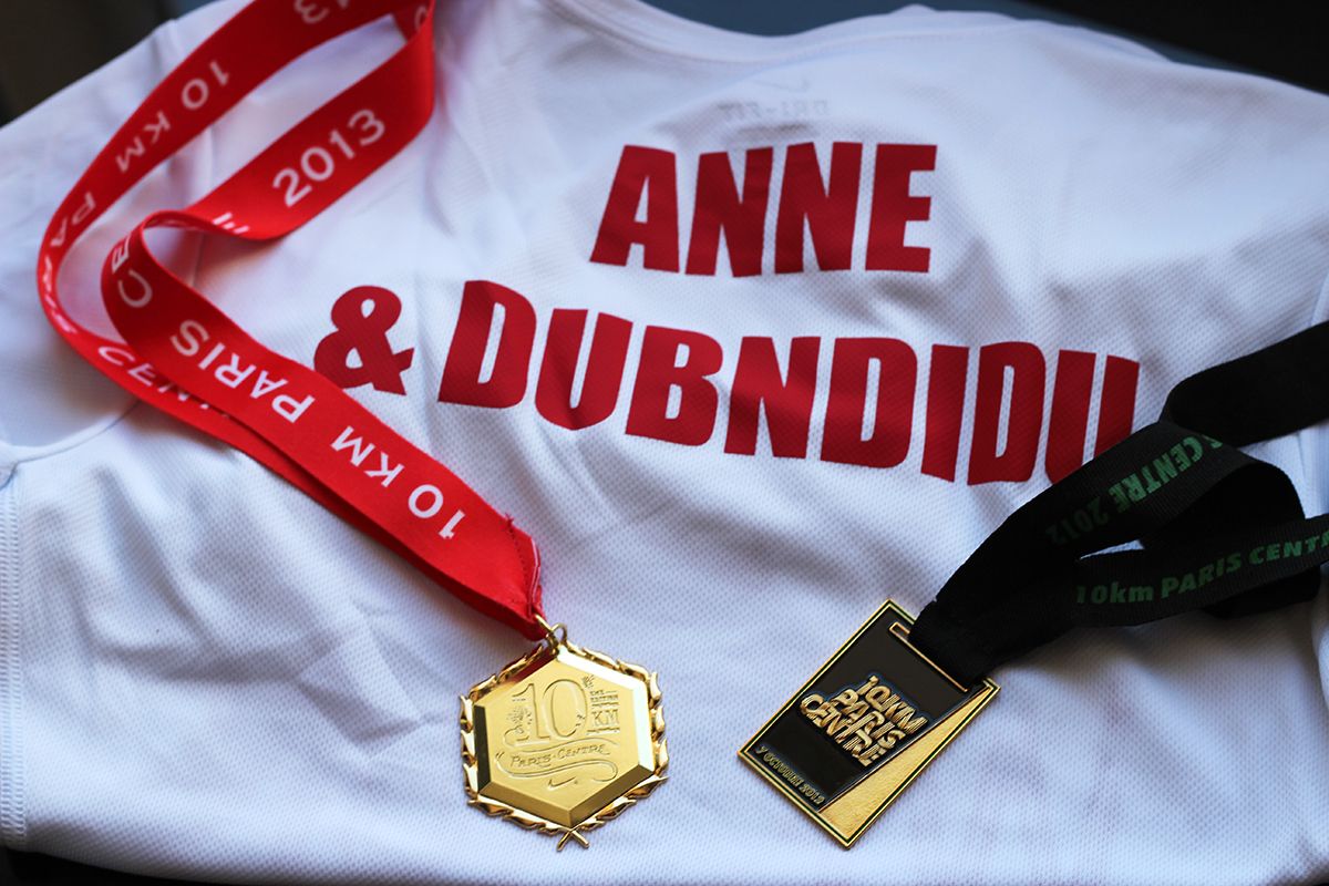 médaille 10km paris centre course nike Paris édition 2014 dossard inscription
