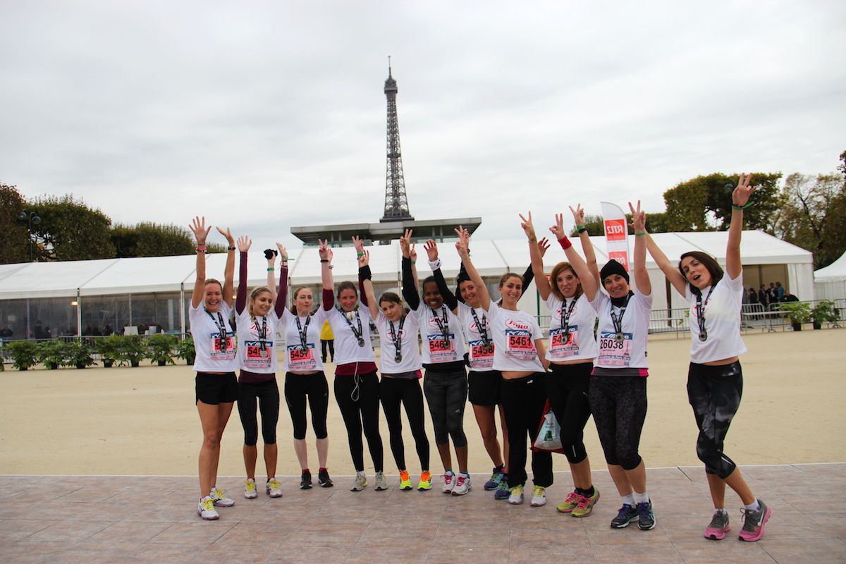 team entreprise anita active 20km de Paris octobre 2014 dubndidu crew