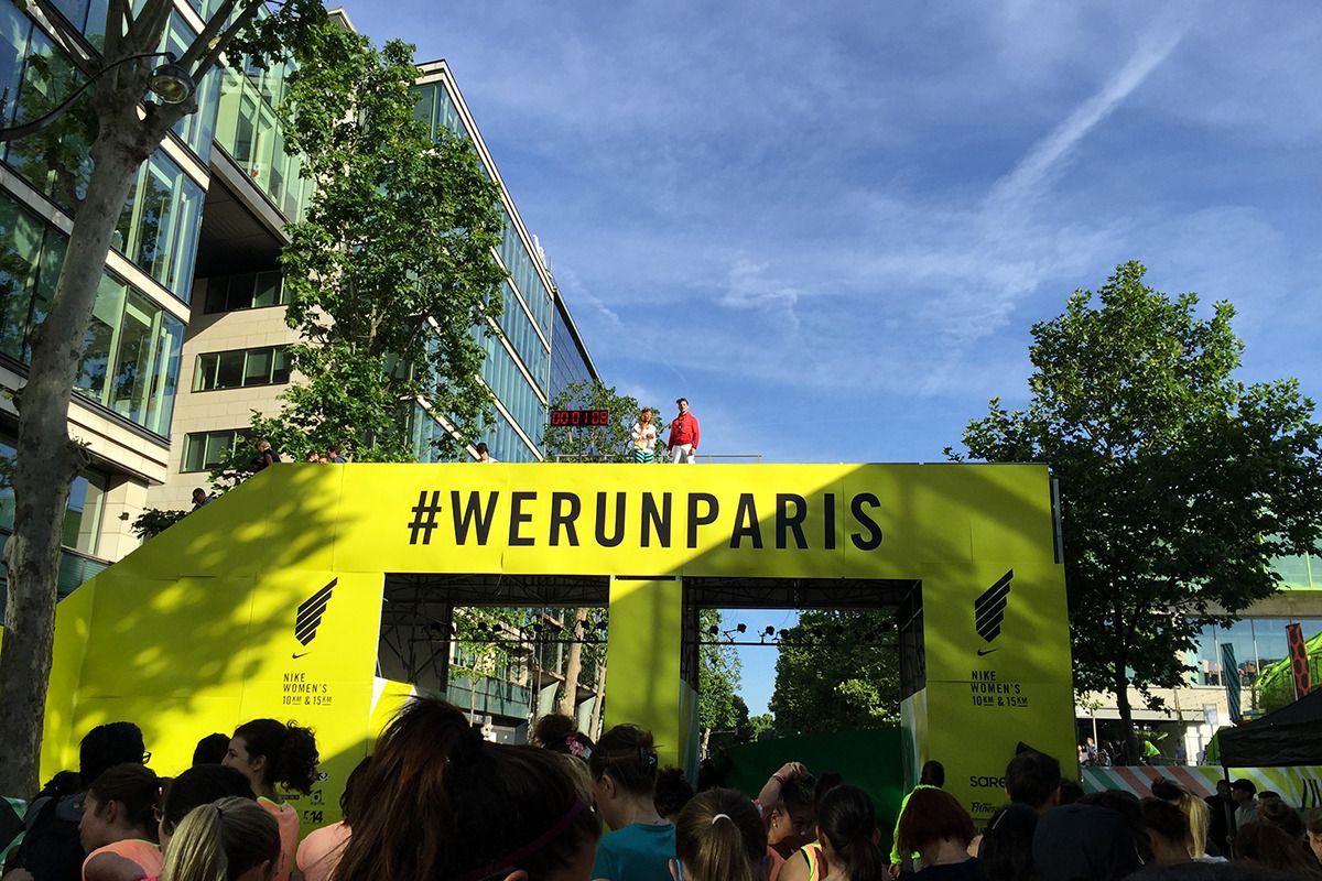 nike women race #werunparis 2015 Paris 10km 15km avis dossard
