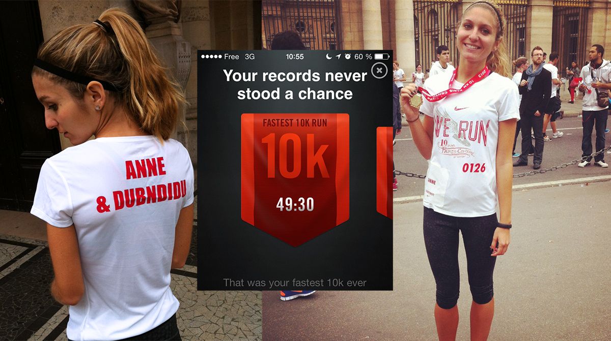 Anne Dubndidu 10k Paris Centre Record Nike