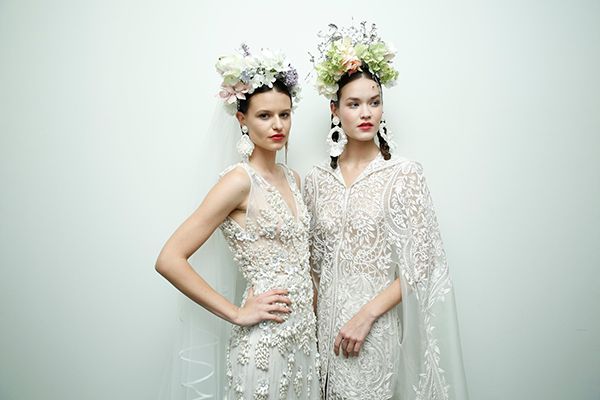 Vestidos de novia de Naeem Khan · Tendencias de Bodas Magazine Naeem Khan backstage
