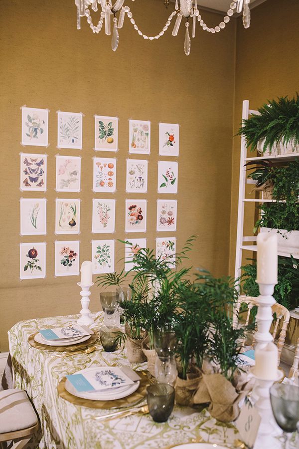 Inspiración botánica para la decoración de bodas Decoración de bodas : Inspiración botánica : Tendencias de Bodas Magazine