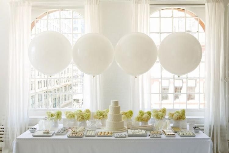 Ideas para decorar con globos la boda · Tendencias de Bodas Magazine Ideas con globos para bodas.