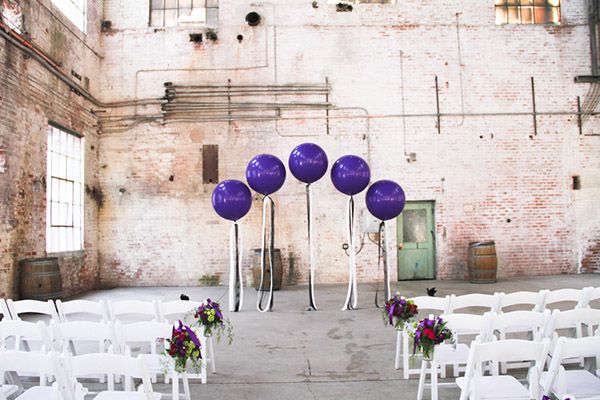 Ideas para decorar con globos la boda · Tendencias de Bodas Magazine Ideas con globos para bodas.