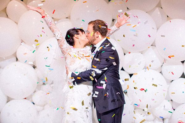 Ideas para decorar con globos la boda · Tendencias de Bodas Magazine Ideas con globos para bodas.