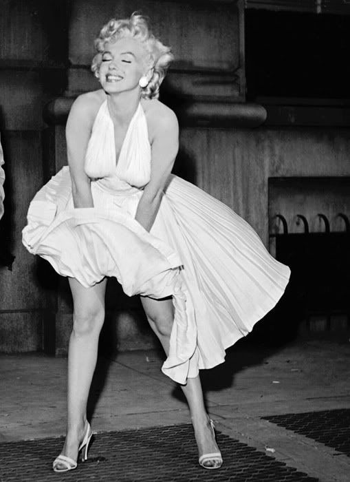 marilyn monroe white dress