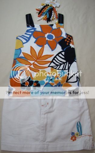 NWT Gymboree Tropical Bloom 10Pc Set Lot Size 5 Dress Shorts Denim Top 