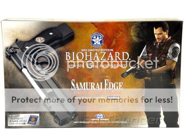 BIOHAZARD 15th ANNIVERSARY SAMURAI EDGE Barry Burton model 2011 