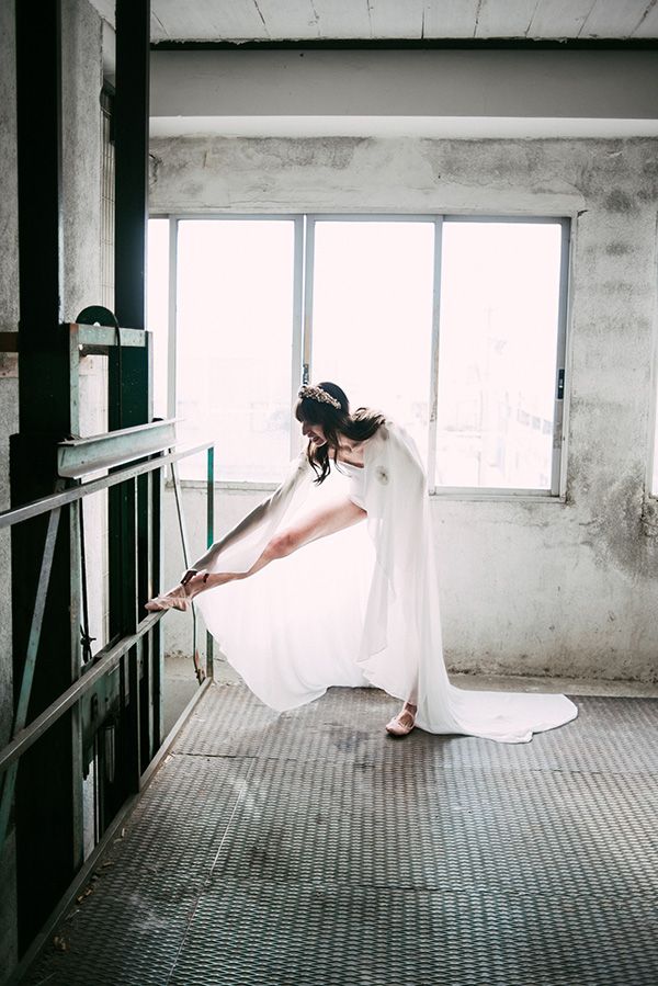 Ballerina bride.
