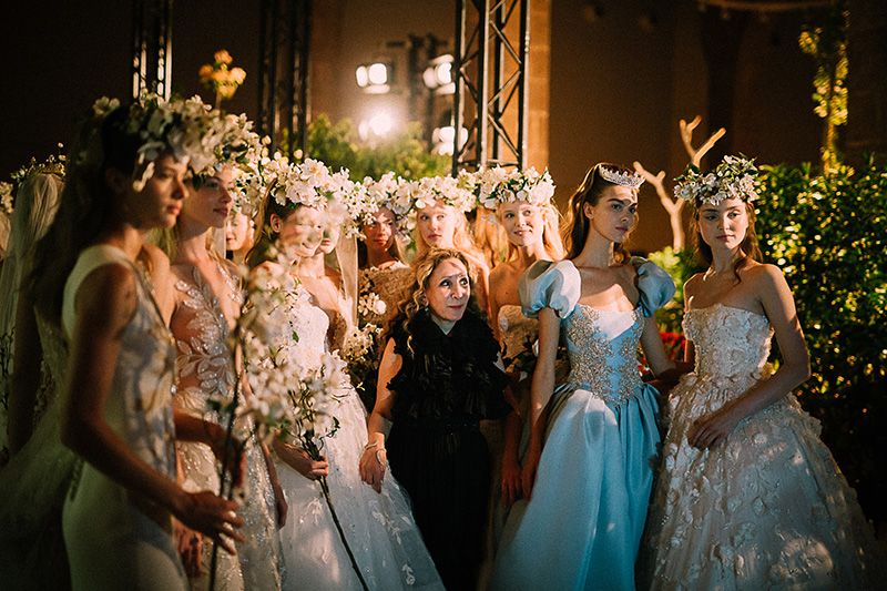 Desfile de Reem Acra en la Barcelona Bridal Fashion Week