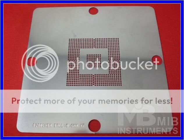 80X80mm 82801IBM BGA reballing stencil template  