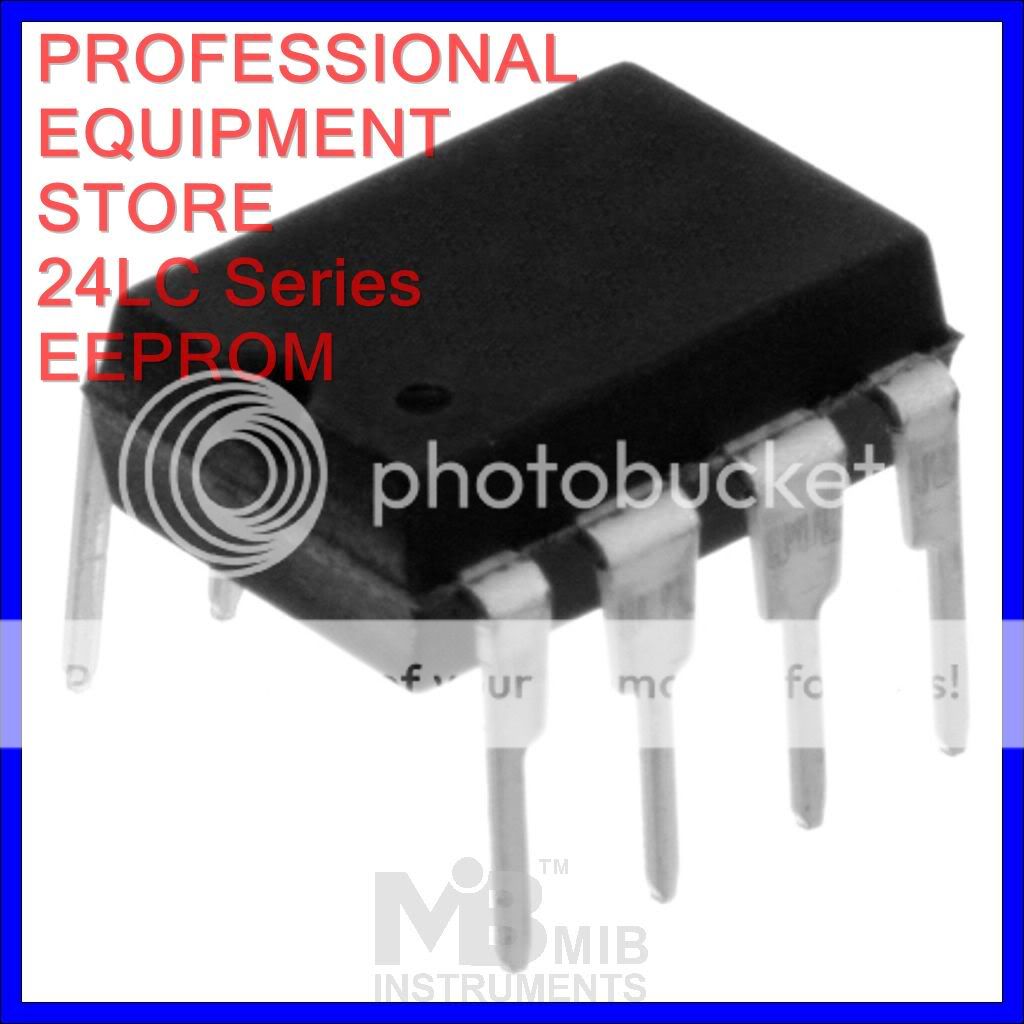 10x 24LC128 24LC128 I/P Microchip IC EEPROM 128K 8 DIP