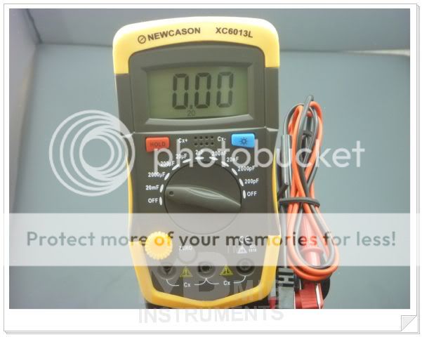 6013 Capacitor Capacitance Meter tester mF uF Cap C New  