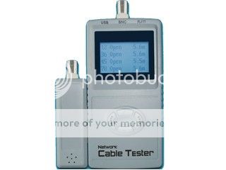 new lcd network cable tester mib instruments