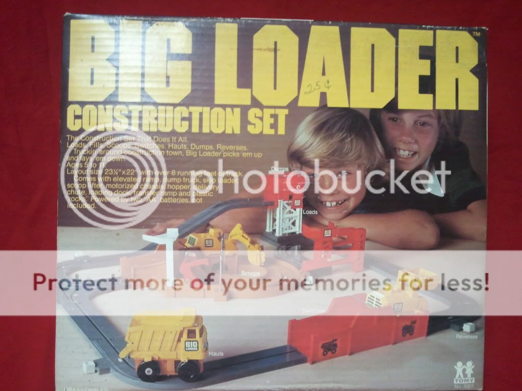Vintage TOMY 5001 BIG LOADER Construction Set 1977 HTF  